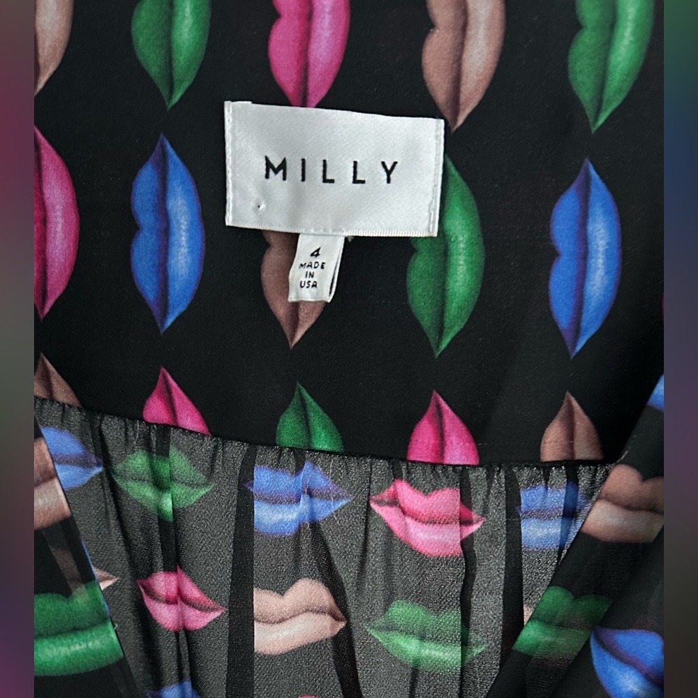 MILLY Katty wrap dress NWOT - Picture 4 of 4